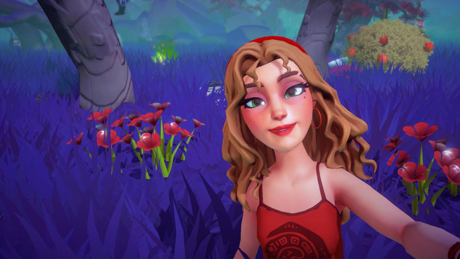 red nasturtium in disney dreamlight valley