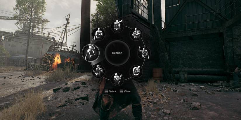 Remnant 2 - Hovering Over All The Different Emotes In The Ping Wheel