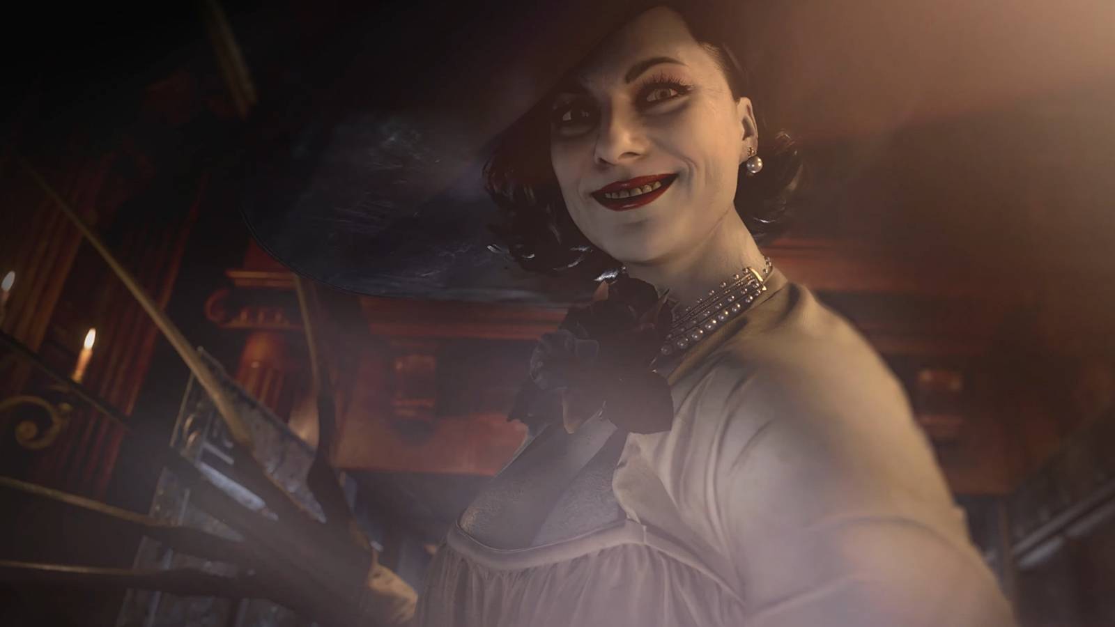 resident evil village lady dimitrescu vr trailer