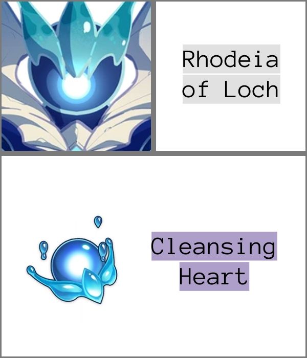 Rhodeia of Loch the Oceanid Cleansing Heart