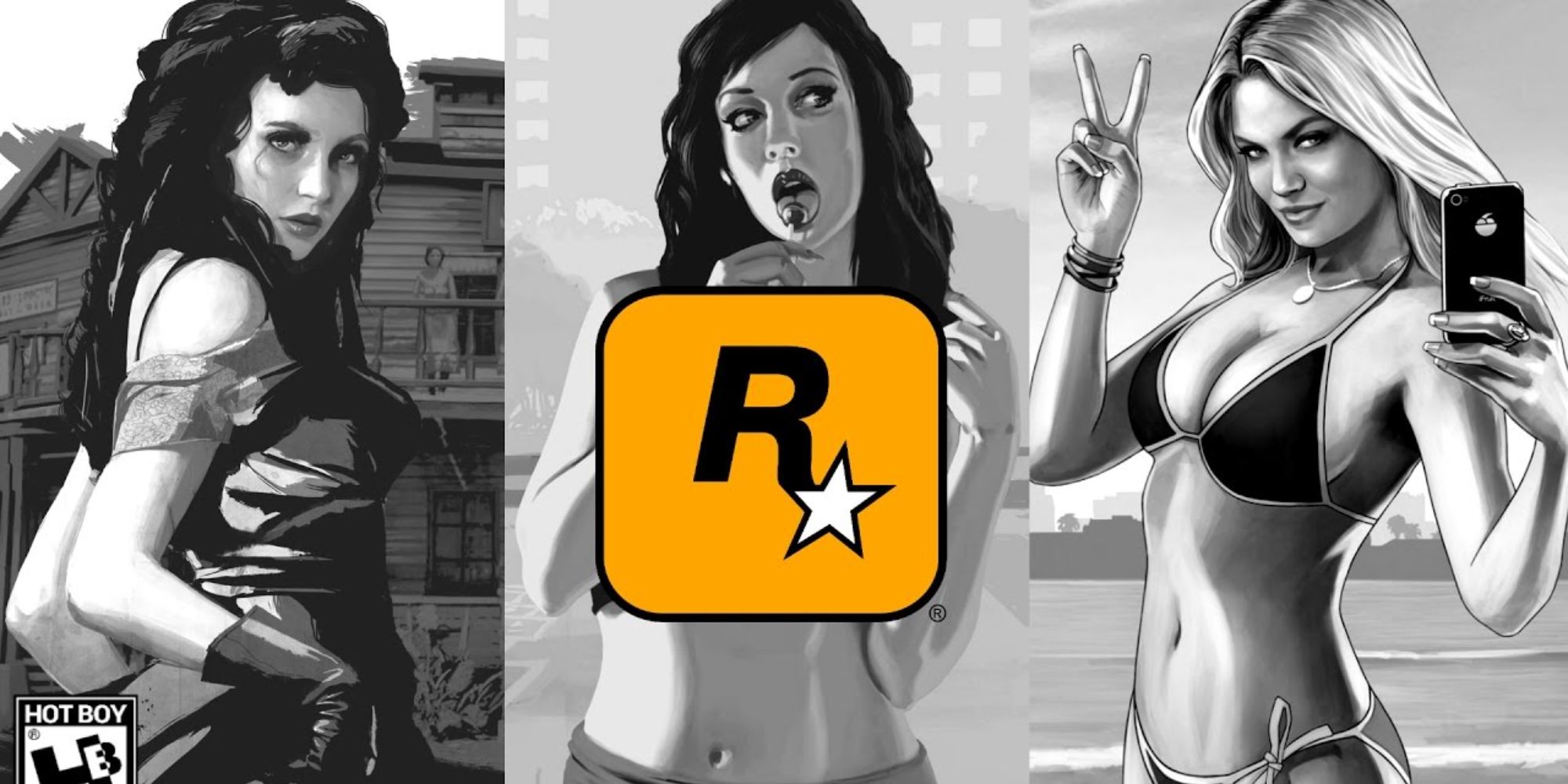 3 female characters from Rockstar games