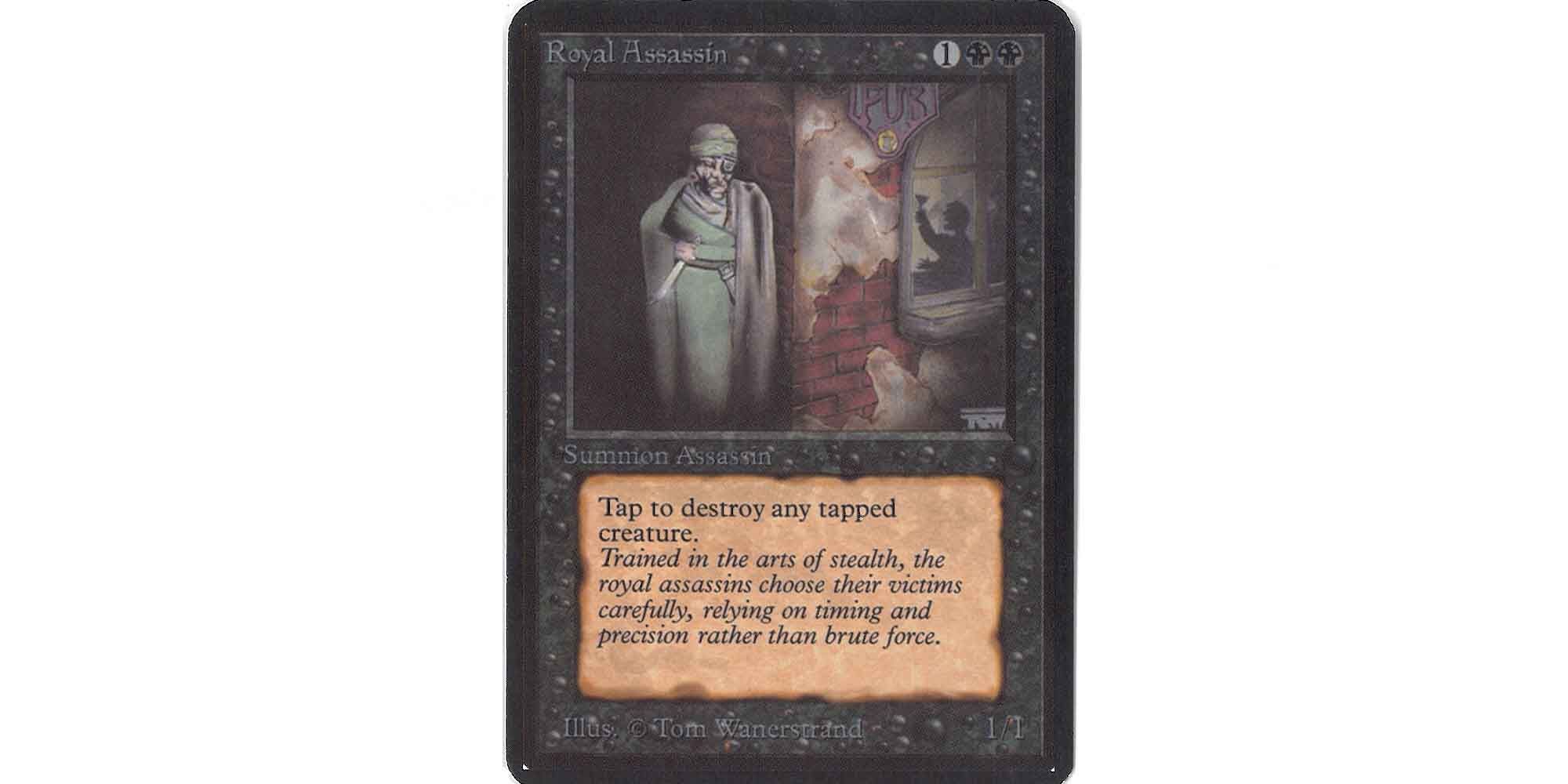 The Royal Assassin Magic the Gathering Card from the Alpha set