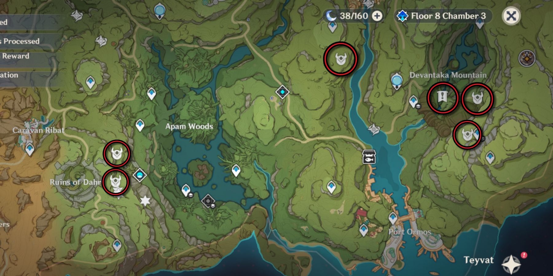 ruin drake farming route genshin impact devantaka mountain ruins of dahri