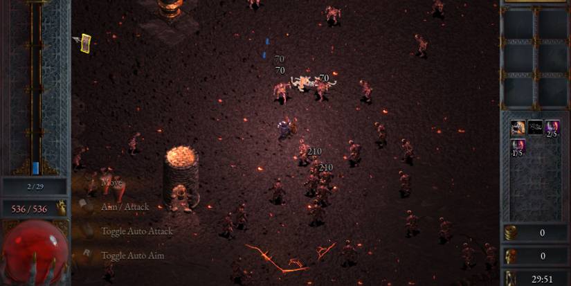 A player using the Runner Shoes during a run in Halls Of Torment