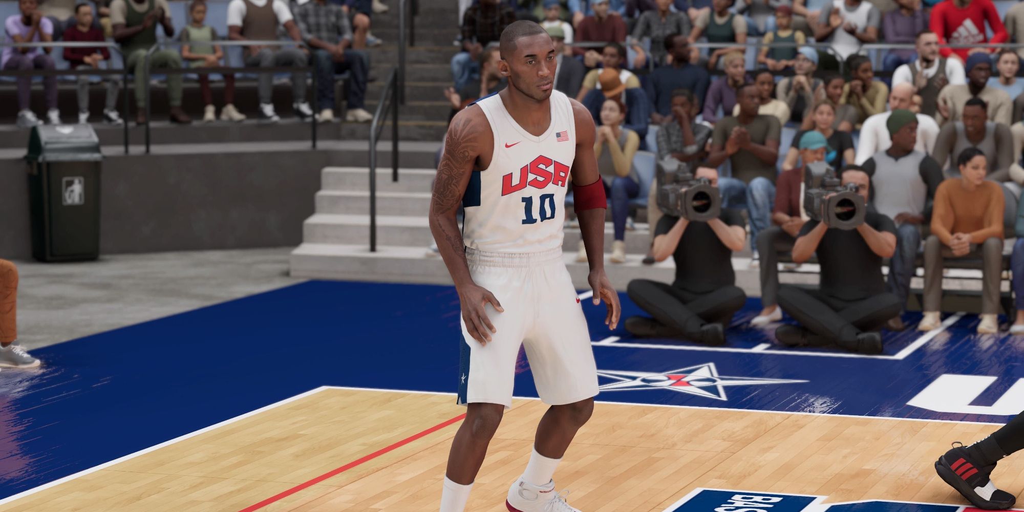 Kobe Bryant wearing the USA National team uniform in NBA 2K23