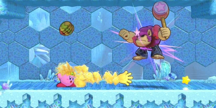 Sand Powers in Kirby: Return to Dream Land Deluxe