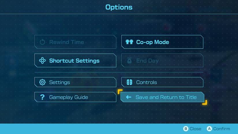 save options screen pikmin 4