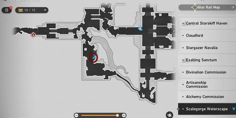 scalegorge waterscape chest 11 location in honkai star rail