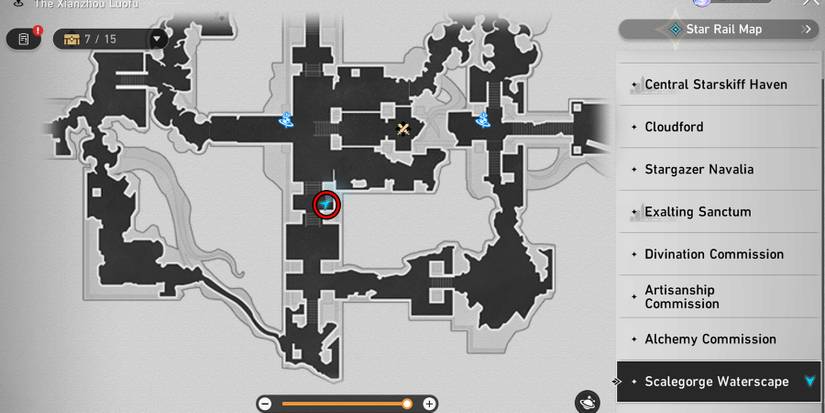 scalegorge waterscape chest 14 location in honkai star rail