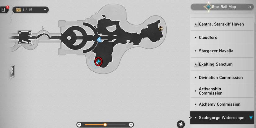 scalegorge waterscape chest 2 location in honkai star rail