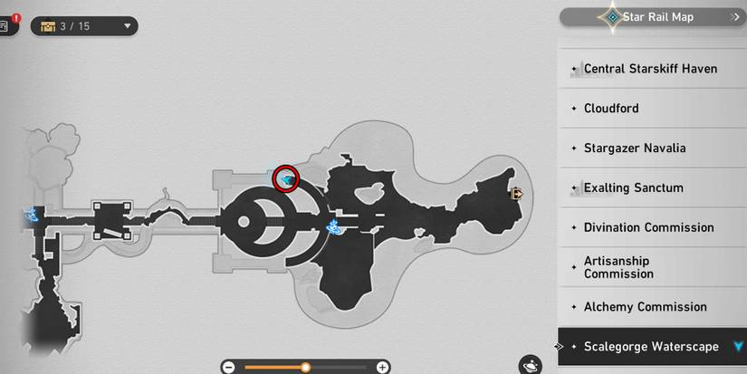 scalegorge waterscape chest 3 location in honkai star rail