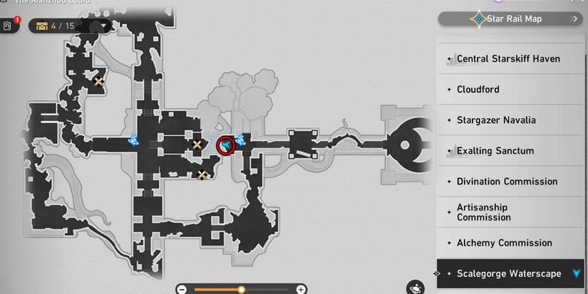 scalegorge waterscape chest 4 location in honkai star rail