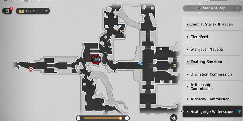 scalegorge waterscape chest 9 location in honkai star rail