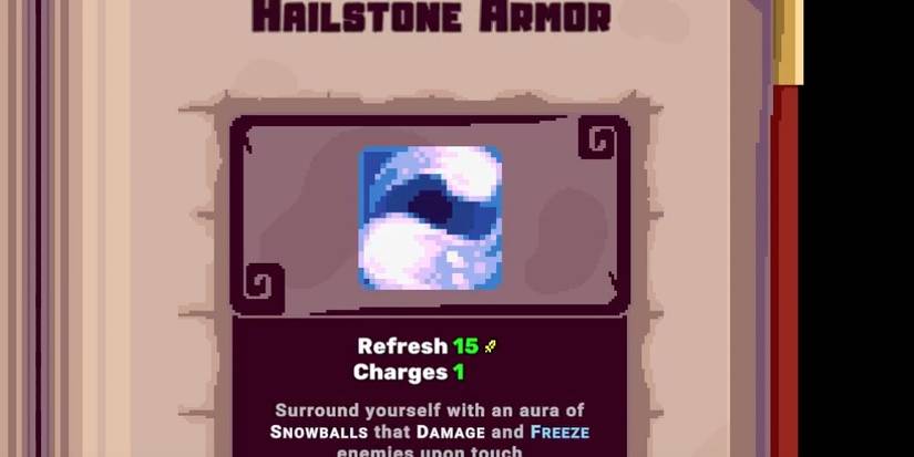 Hailstone Armor Skill