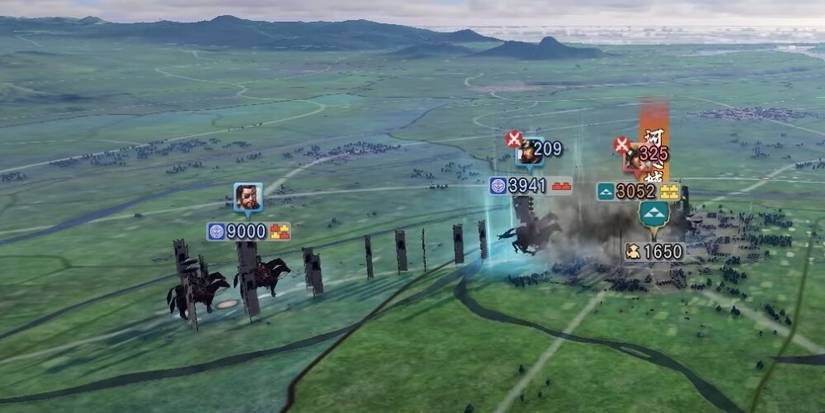 Large Army Struggling To Fight On A Narrow Road