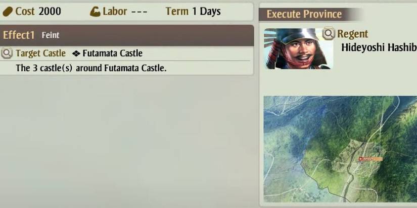 Player Setting Up A Feint War Strategy