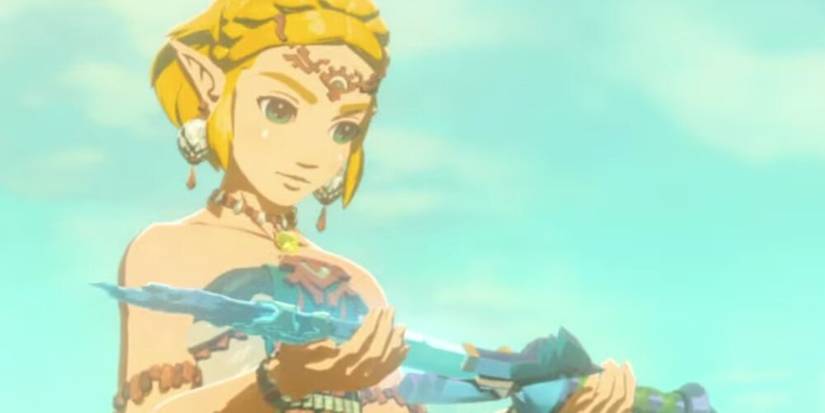 Zelda Speaking To The Master Sword