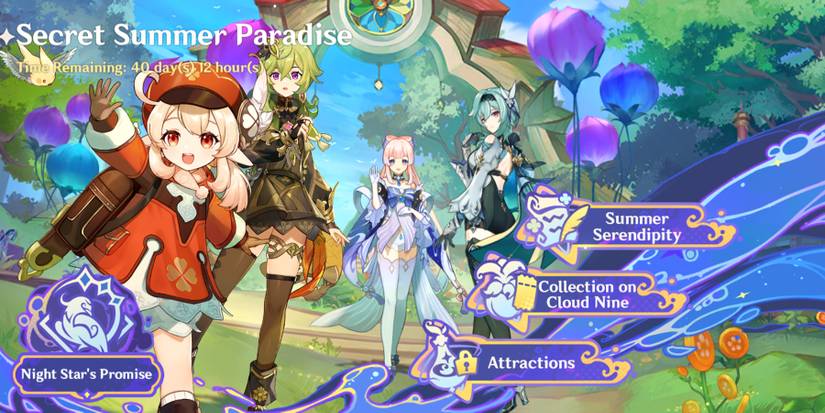 secret summer event in genshin impact