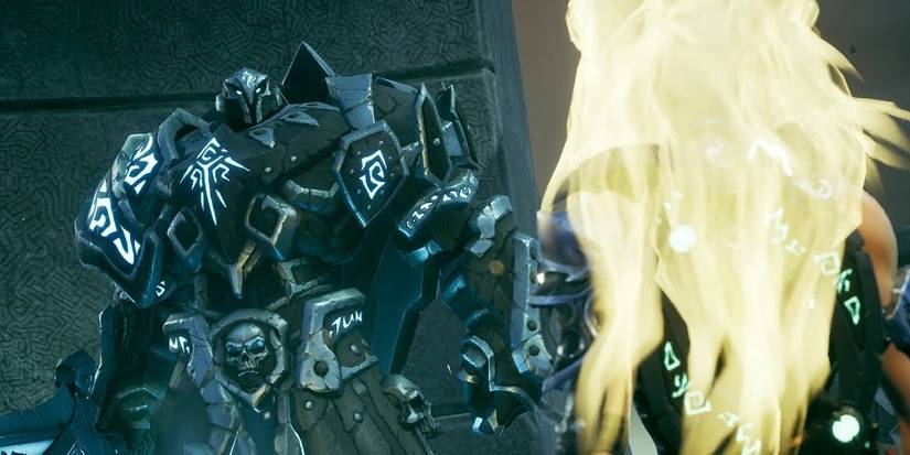 Fury Staring Down A Knight Enemy