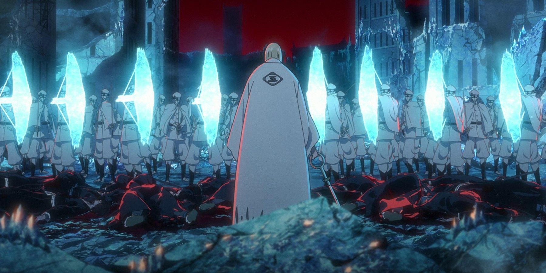 Shinji Hirako Surrounded – BLEACH Thousand-Year Blood War Part 2 Episode 3