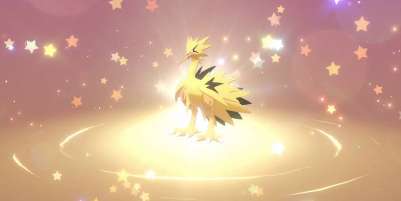 shiny galarian zapdos pokemon sword and shield