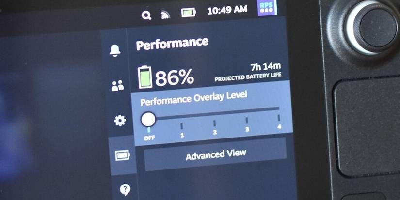 Battery Symbol On The Steam Deck Interface