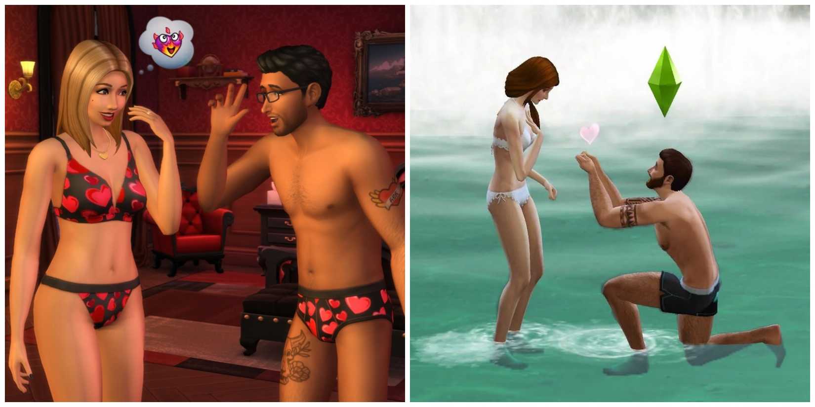 Simtimates and proposals in The Sims 4