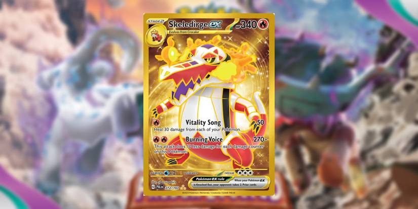 hyper rare skeledirge ex card