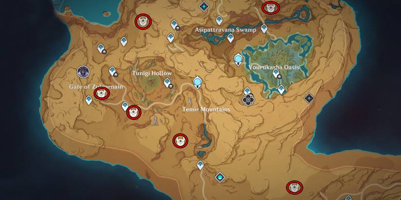 skirmishers location 16 in genshin impact