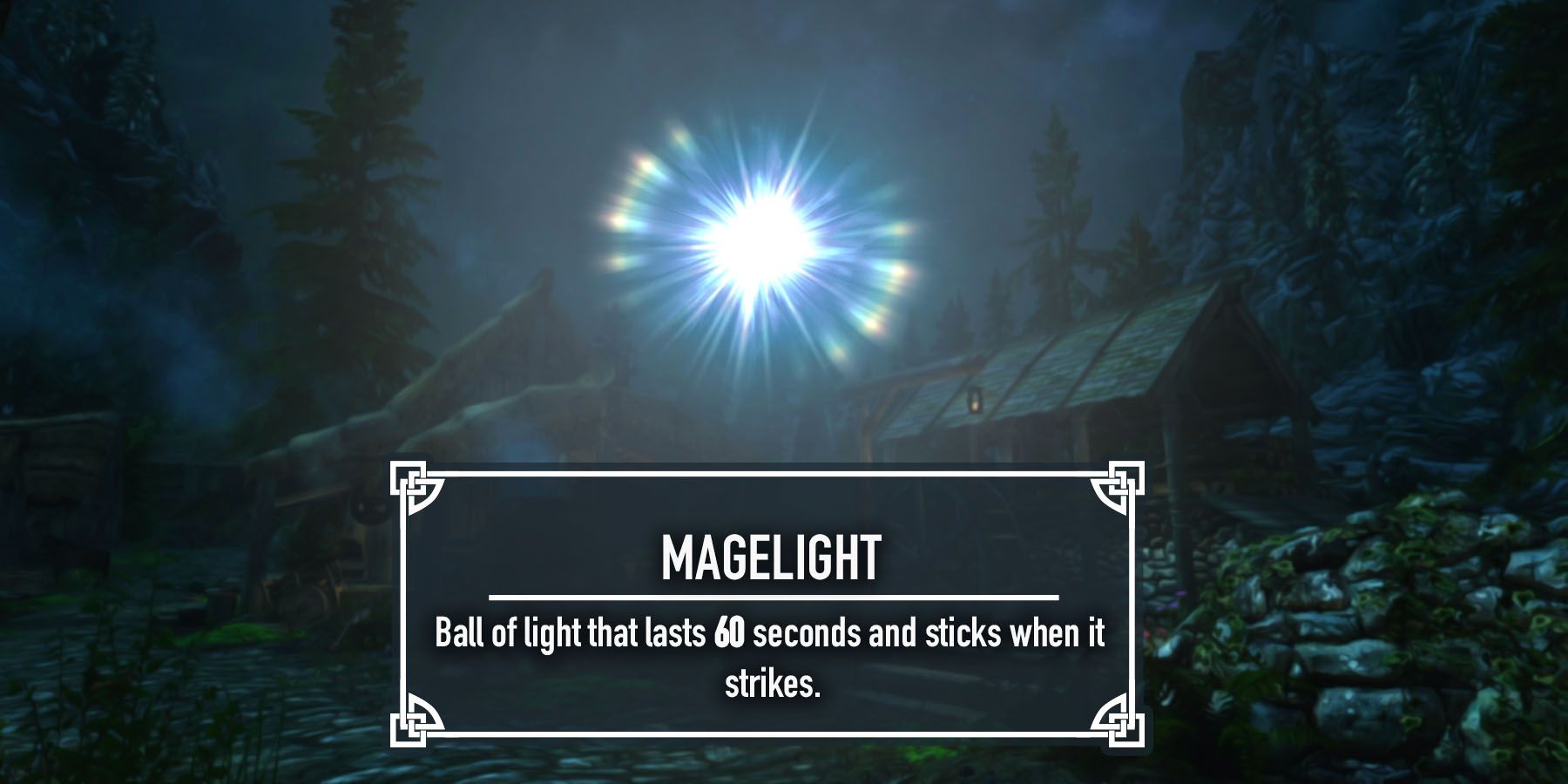 Skyrim: How to Cast a Mage Light Spell