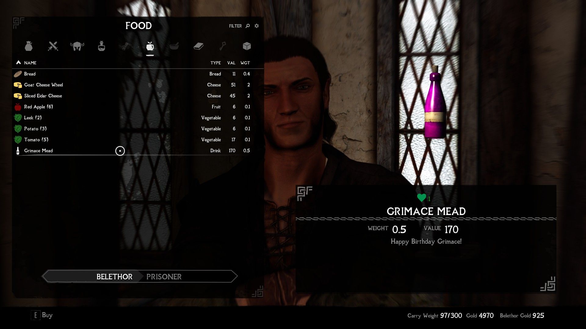 skyrim nexus mods grimace mead