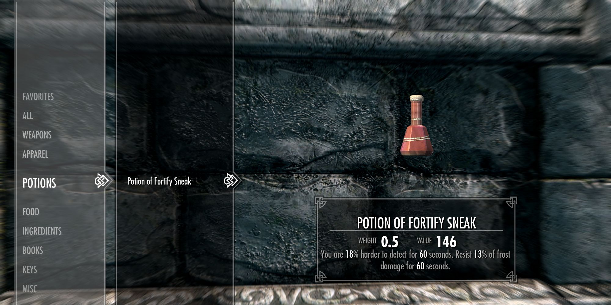 Skyrim Blood Potion Recipe Unleash Your Inner Strength Kitchen Aiding   Skyrim Potion Of Fortify Sneak 