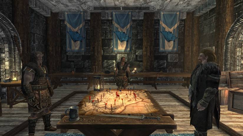 Skyrim Whiterun Battle Stormcloak