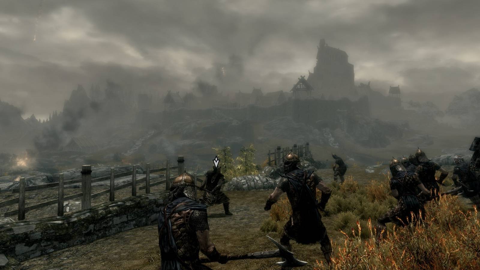 Skyrim Whiterun Battle