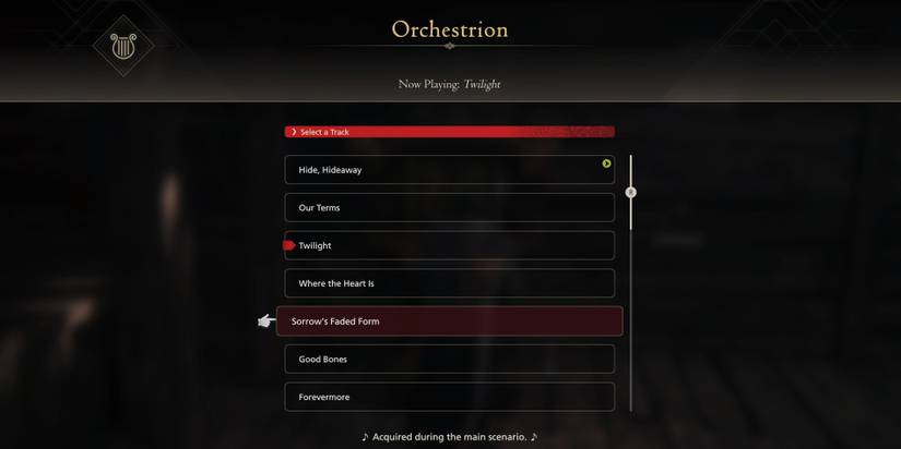 Sorrow's Faded Form Orchestrion Roll