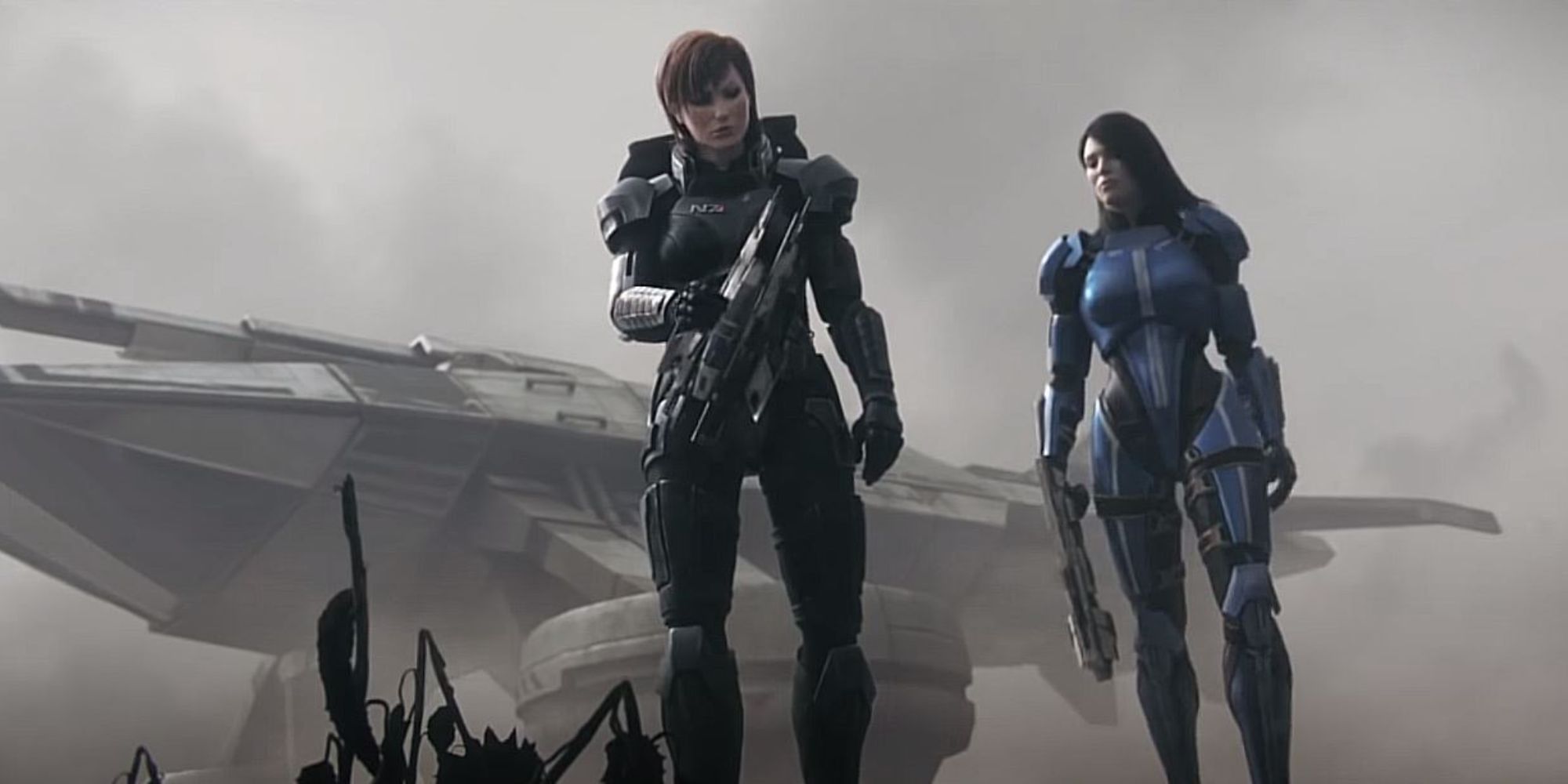 Specters Commander Shepard and Ashley Williams