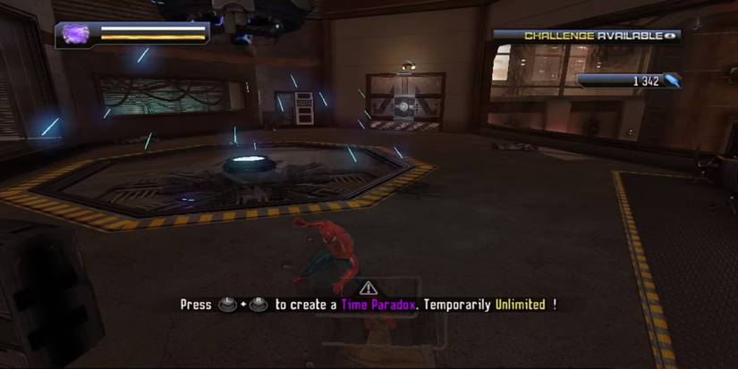  Spiderman: Edge Of Time Xbox 360 industrial setting time paradox