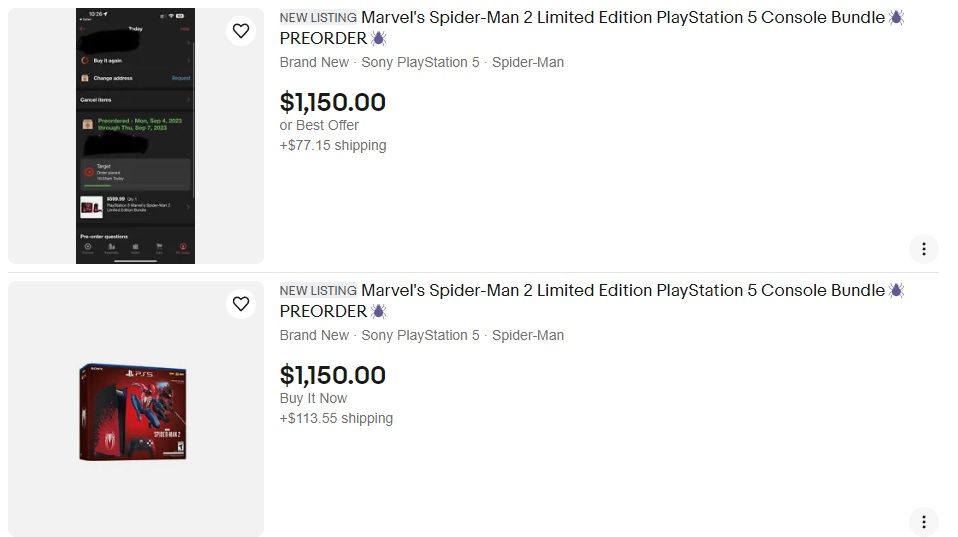 Buy PS5 Console Marvels SpiderMan2 Limited Edition - PlayStation 5