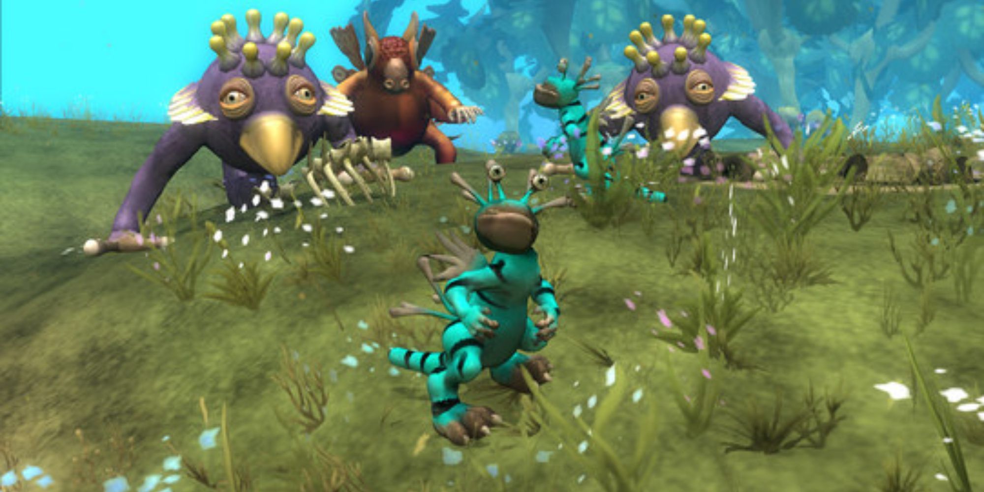 A screenshot showcasing gameplay from Spore.
