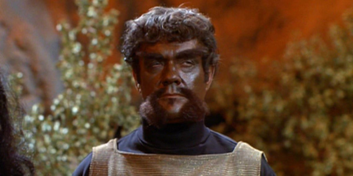 Kahless, a famous Klingon, as depicted in Star Trek: The Original Series.
