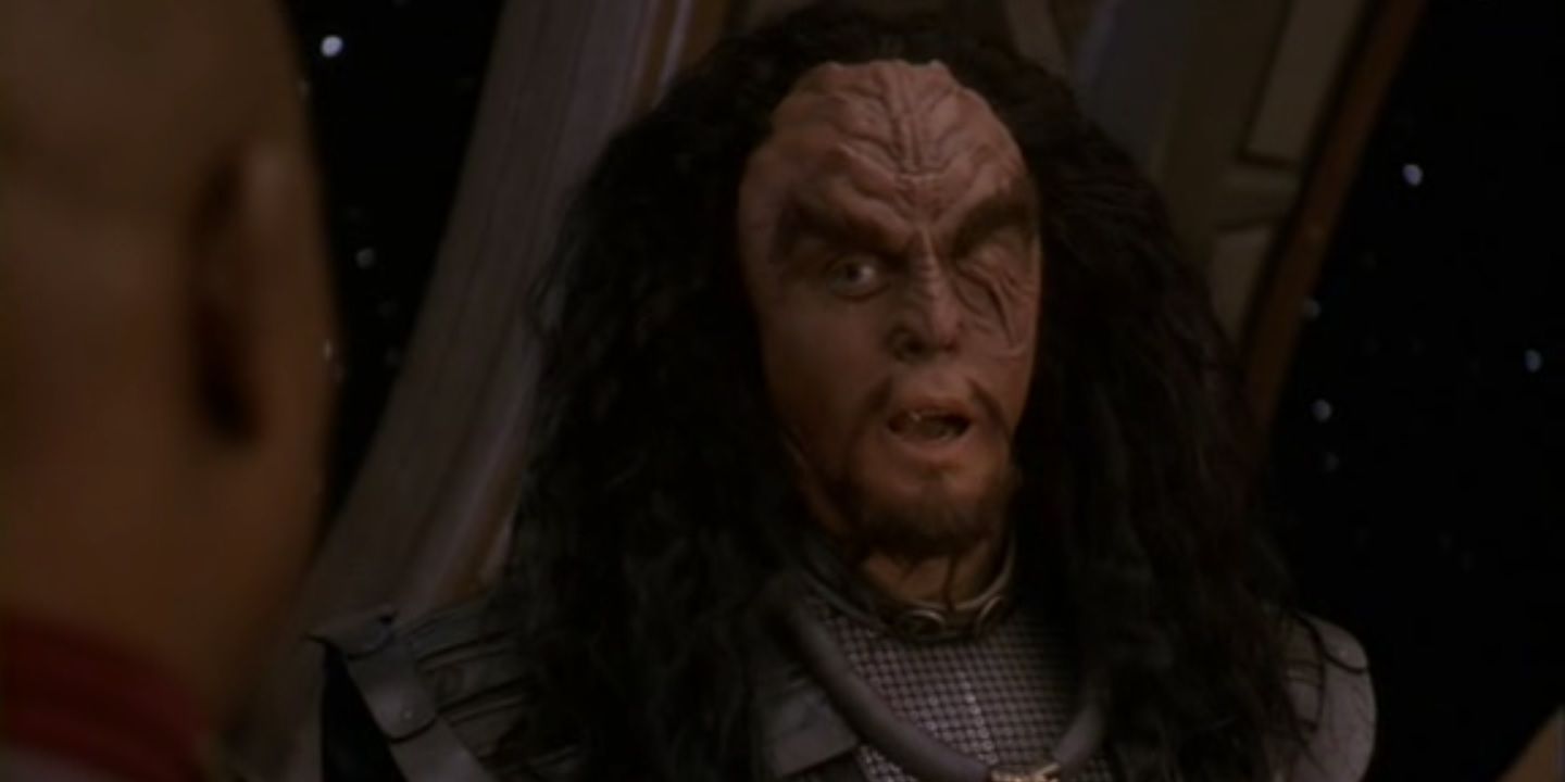 Martok, a Klingon, in Star Trek: Deep Space Nine.