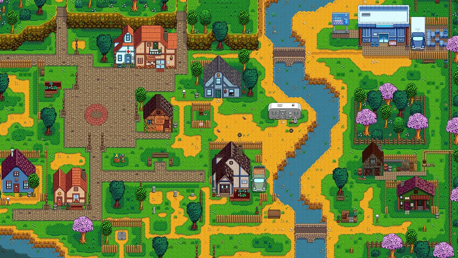 stardew valley pelican town map