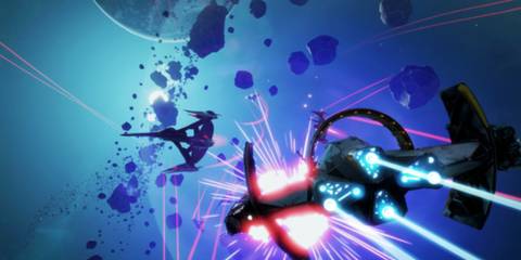 A screenshot showcasing gameplay from Starlink Battle for Atlas.