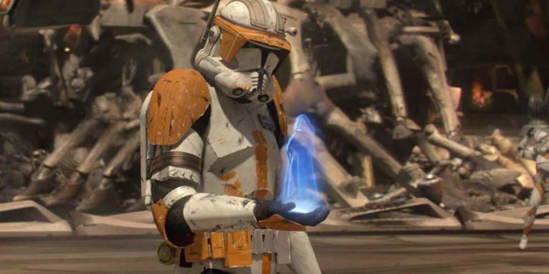 Star Wars Clone Trooper Controle Chip Ordem 66 Comandante Cody