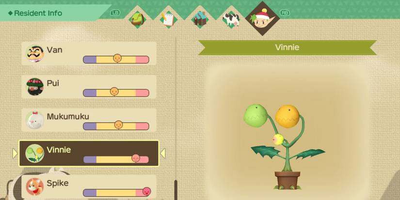Story of seasons a wonderful life feed vinnie heart meter resident info
