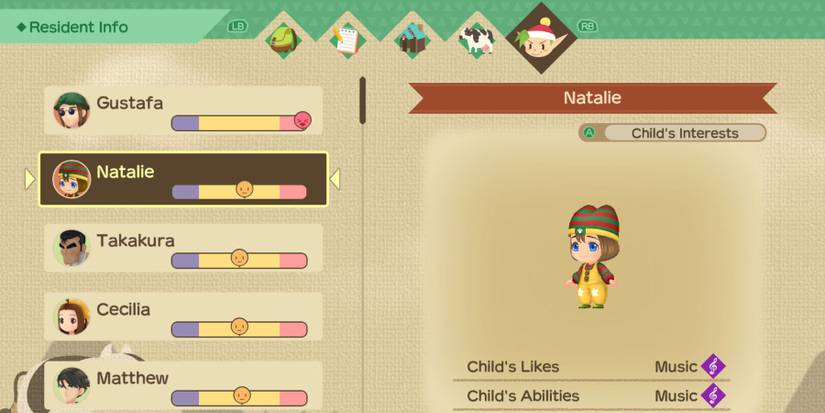 story of seasons a wonderful life child interests resident info