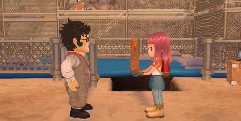 Story of seasons a wonderful life dig site clay figurine