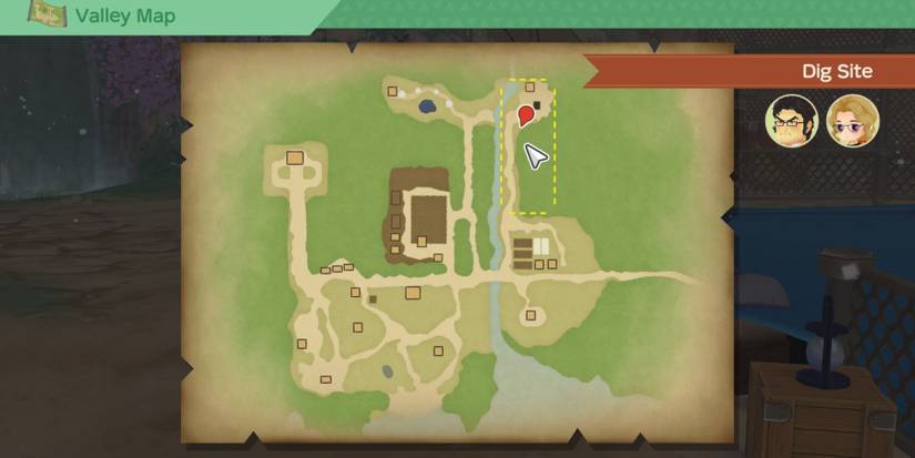 Story of seasons a wonderful life dig site map