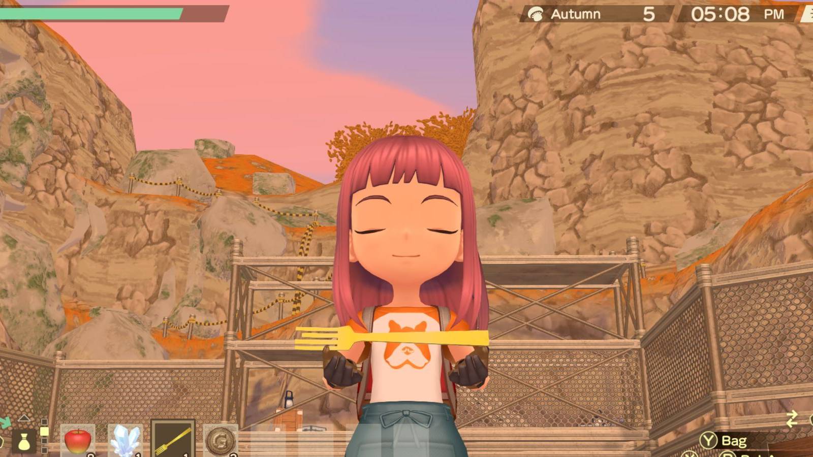 story of seasons golden fork by dig site