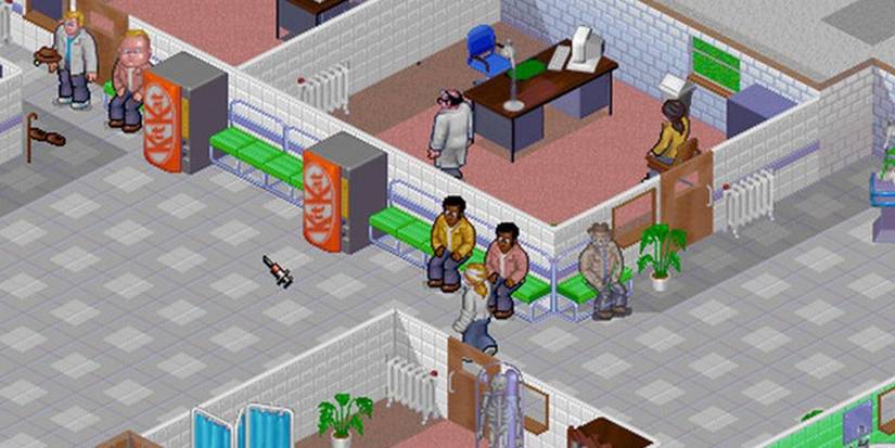 Strange Game Product Placement- Theme Hospital Kit Kat